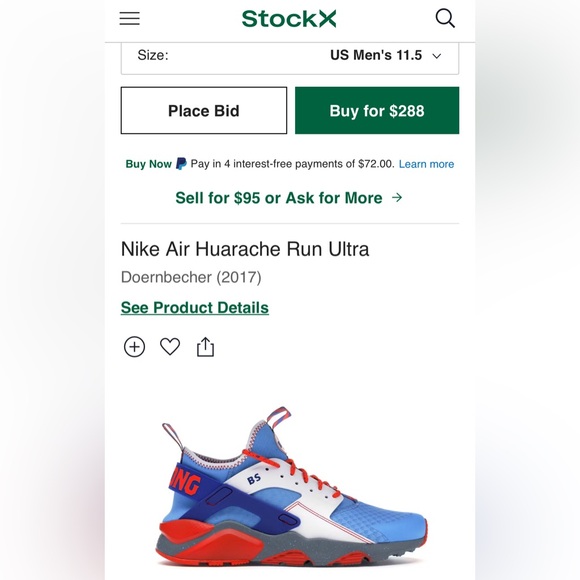 NIKE AIR HUARACHE - Picture 9 of 12